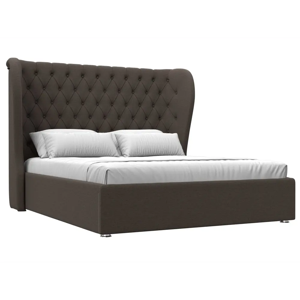 Фото Кровать Лига диванов Далия 200x160 см подъемный механизм цвет амур 05 коричневый