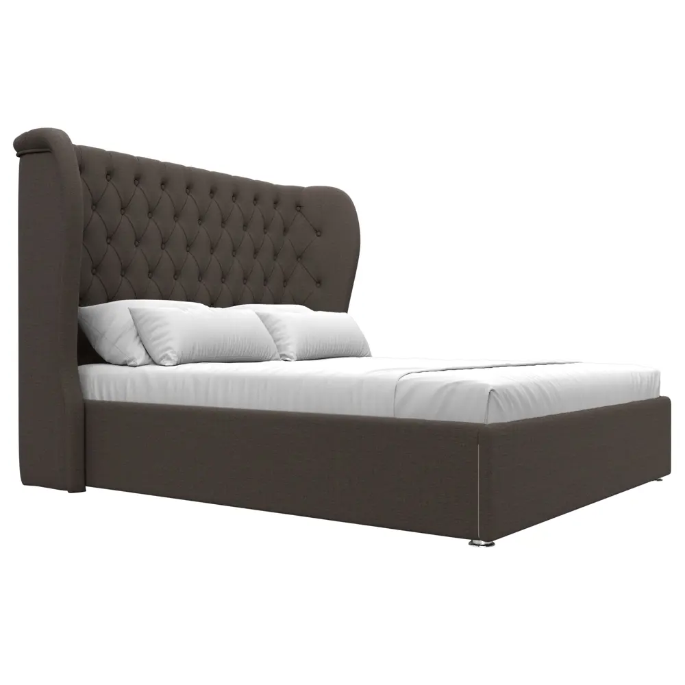 Фото 4 Кровать Лига диванов Далия 200x160 см подъемный механизм цвет амур 05 коричневый