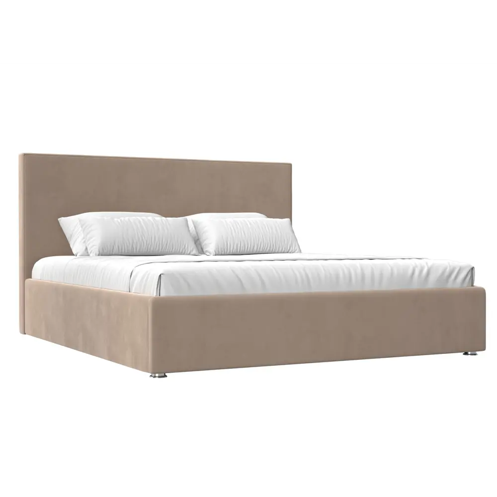 Фото Кровать Лига диванов Кариба 200x160 см подъемный механизм цвет seven 729 бежевый Фото Кровать Лига диванов Кариба 200x160 см подъемный механизм цвет seven 729 бежевый