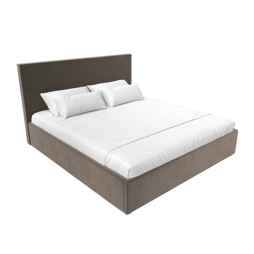 Фото 2 Кровать Лига диванов Кариба 200x160 см подъемный механизм цвет seven 727 коричневый Фото 2 Кровать Лига диванов Кариба 200x160 см подъемный механизм цвет seven 727 коричневый