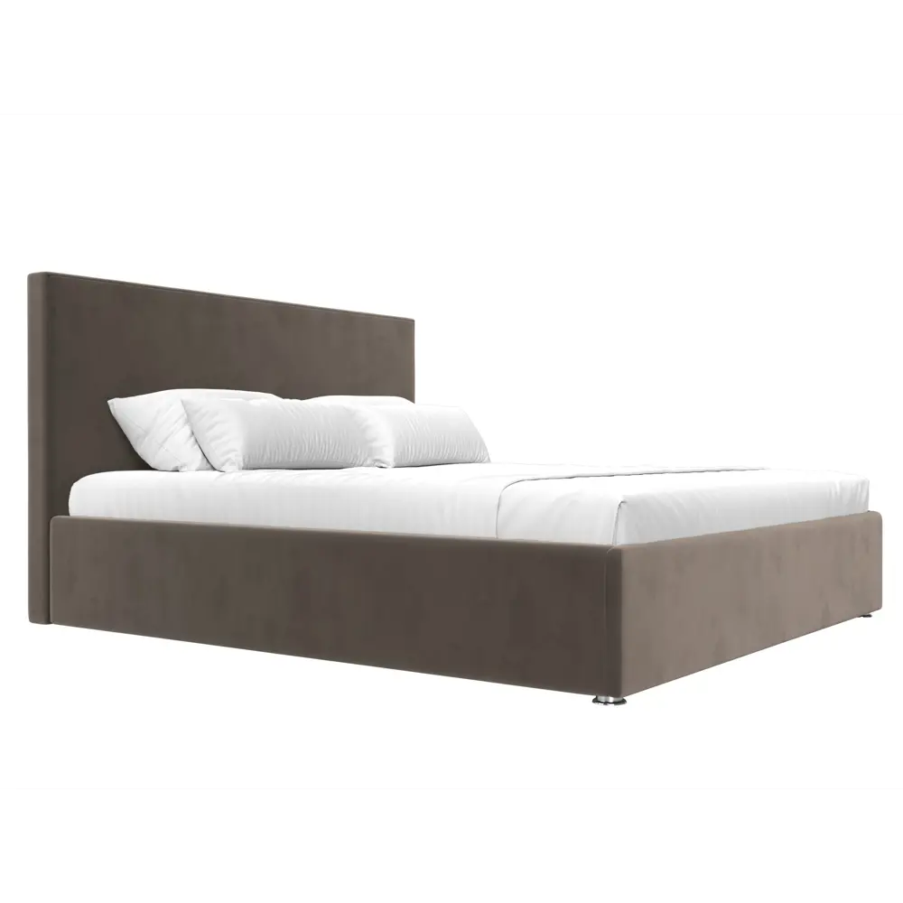 Фото 4 Кровать Лига диванов Кариба 200x160 см подъемный механизм цвет seven 727 коричневый Фото 4 Кровать Лига диванов Кариба 200x160 см подъемный механизм цвет seven 727 коричневый