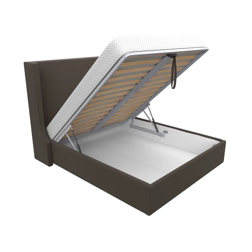 Фото 6 Кровать Лига диванов Ларго 200x160 см подъемный механизм цвет амур 05 коричневый