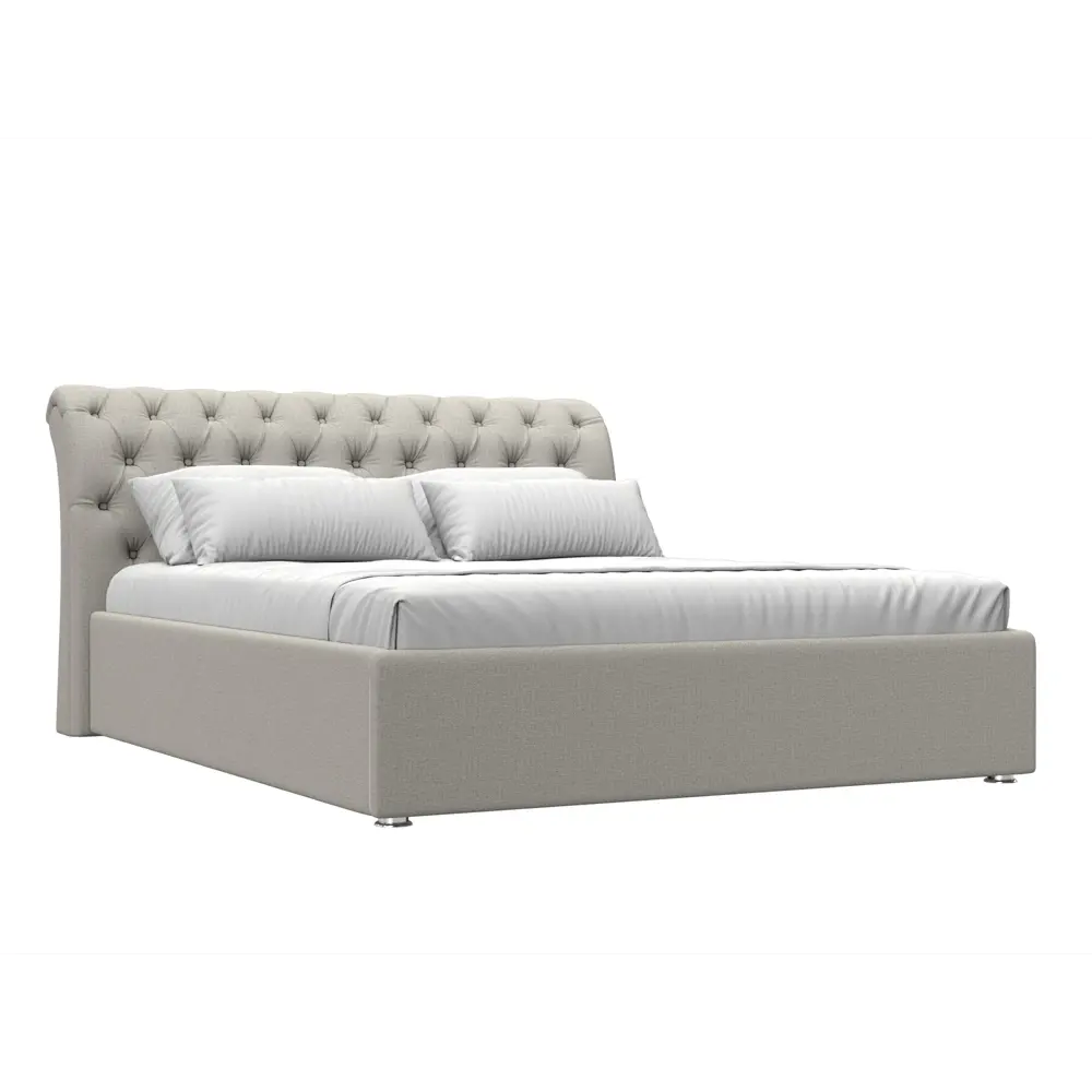 Фото Кровать Лига диванов Сицилия 200x160 см подъемный механизм цвет амур 02 бежевый Фото Кровать Лига диванов Сицилия 200x160 см подъемный механизм цвет амур 02 бежевый