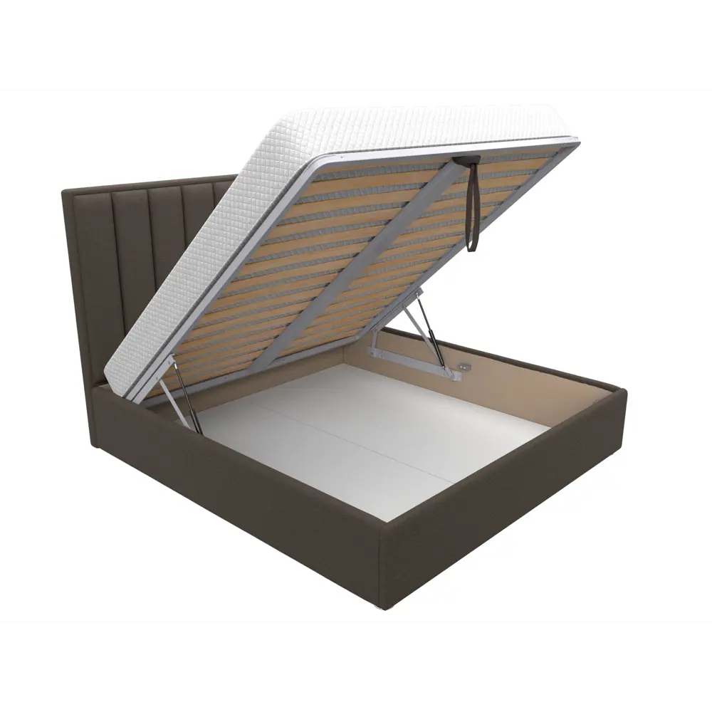 Фото 6 Кровать Лига диванов Афродита 200x180 см подъемный механизм цвет амур 05 коричневый Фото 6 Кровать Лига диванов Афродита 200x180 см подъемный механизм цвет амур 05 коричневый