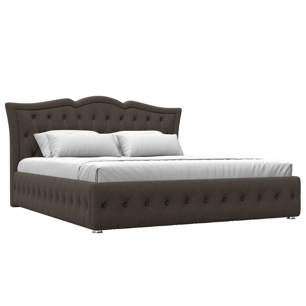 Фото Кровать Лига диванов Герда 200x180 см подъемный механизм цвет амур 05 коричневый Фото Кровать Лига диванов Герда 200x180 см подъемный механизм цвет амур 05 коричневый