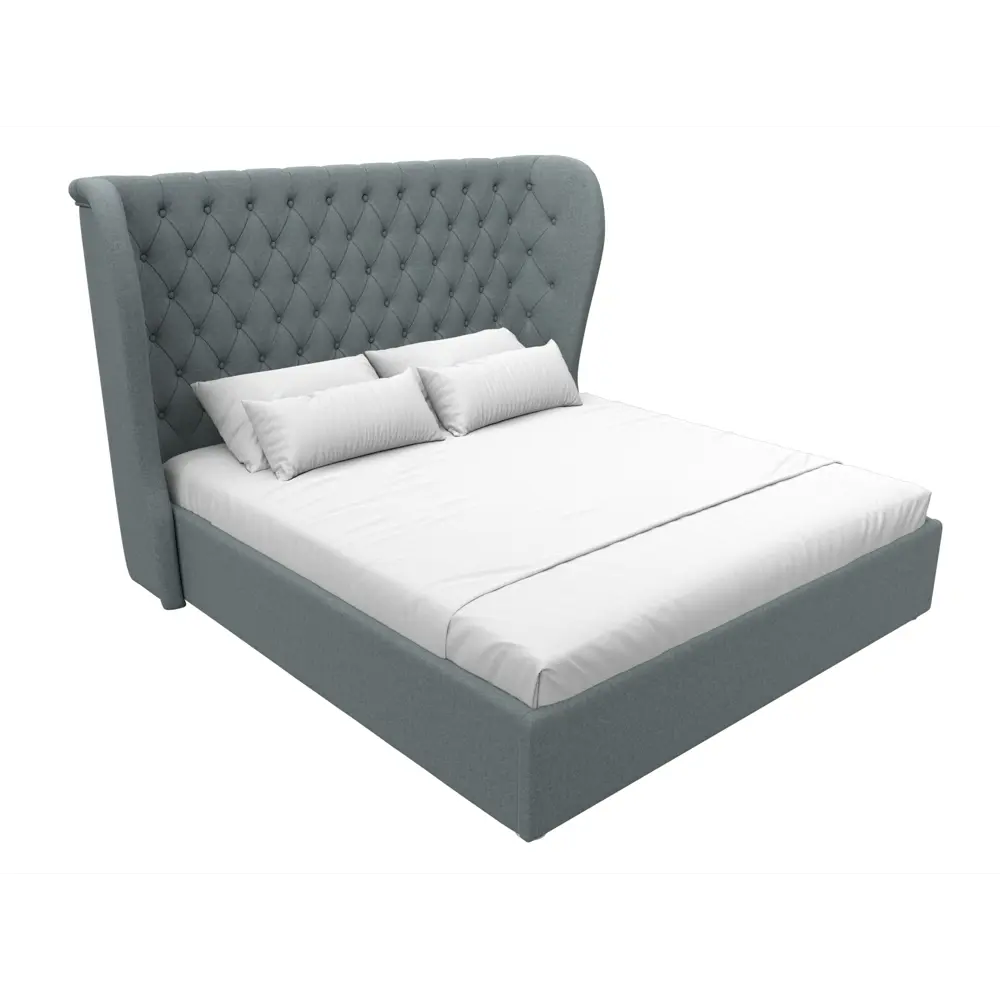 Фото 2 Кровать Лига диванов Далия 200x180 см подъемный механизм цвет амур 07 серый Фото 2 Кровать Лига диванов Далия 200x180 см подъемный механизм цвет амур 07 серый