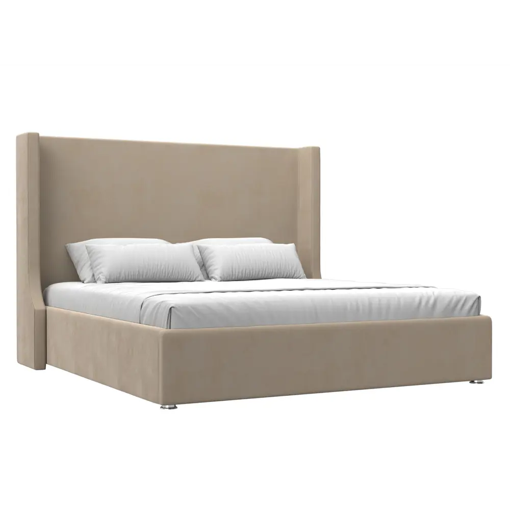 Фото Кровать Лига диванов Ларго 200x180 см подъемный механизм цвет seven 729 бежевый