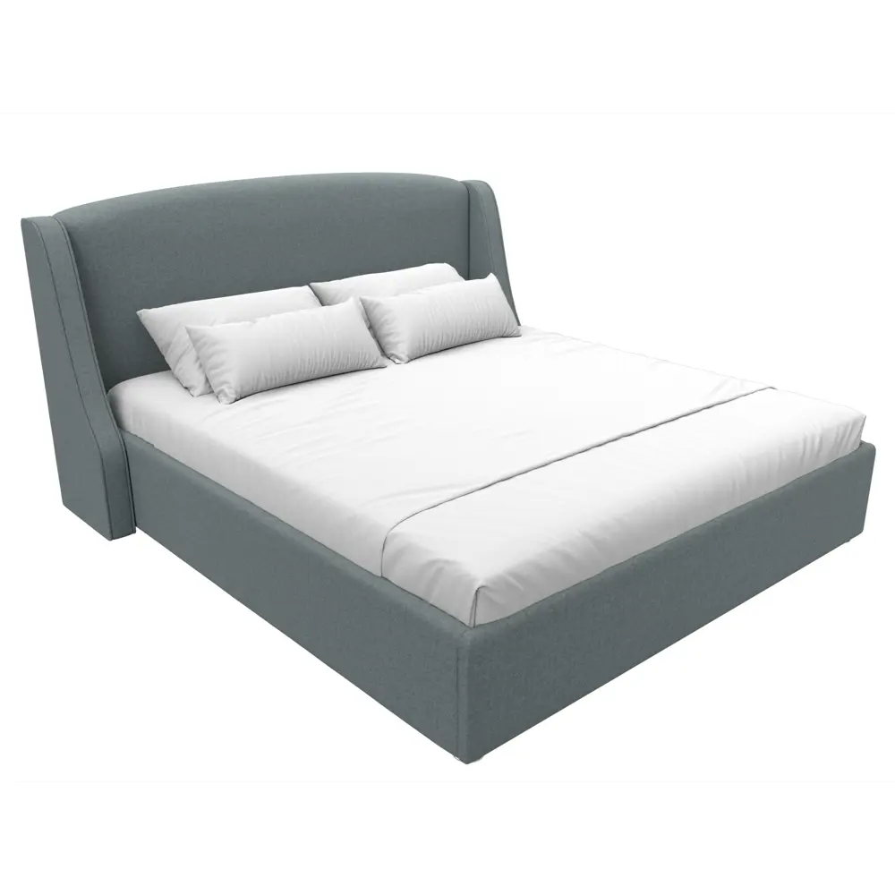 Фото 2 Кровать Лига диванов Лотос 200x180 см подъемный механизм цвет амур 07 серый Фото 2 Кровать Лига диванов Лотос 200x180 см подъемный механизм цвет амур 07 серый