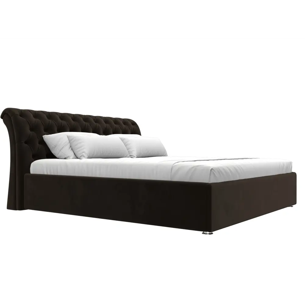 Фото 4 Кровать Лига диванов Сицилия 200x180 см подъемный механизм цвет seven 727 коричневый Фото 4 Кровать Лига диванов Сицилия 200x180 см подъемный механизм цвет seven 727 коричневый