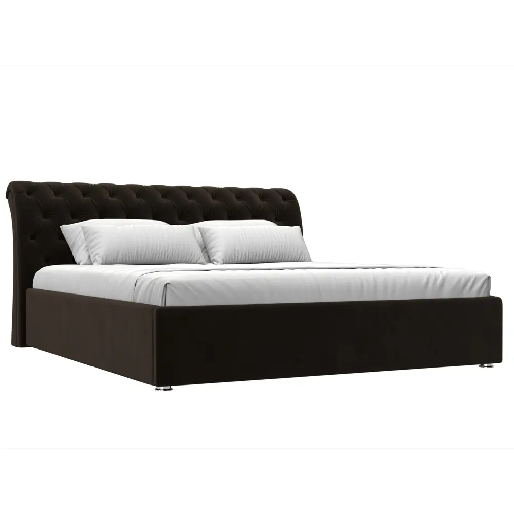 Фото Кровать Лига диванов Сицилия 200x180 см подъемный механизм цвет seven 727 коричневый Фото Кровать Лига диванов Сицилия 200x180 см подъемный механизм цвет seven 727 коричневый