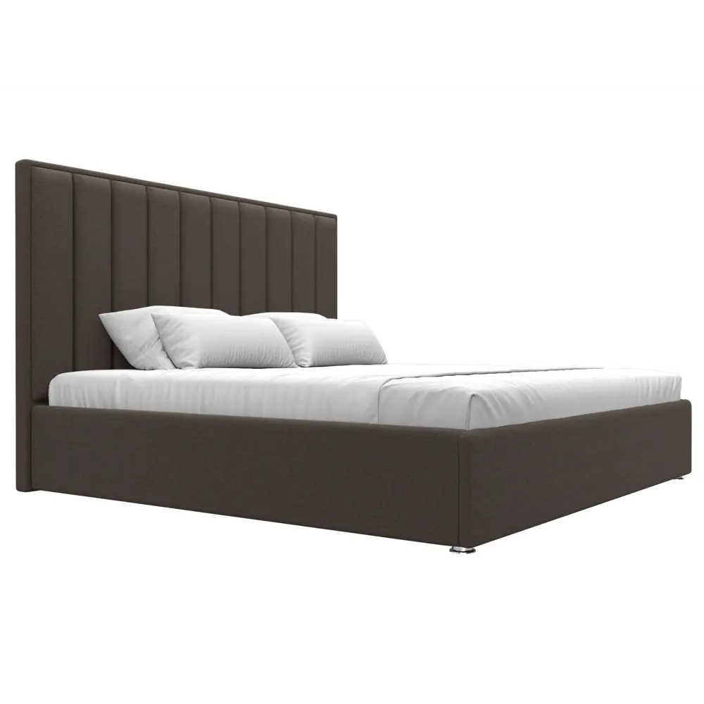 Фото 4 Кровать Лига диванов Афродита 200x200 см подъемный механизм цвет амур 05 коричневый Фото 4 Кровать Лига диванов Афродита 200x200 см подъемный механизм цвет амур 05 коричневый