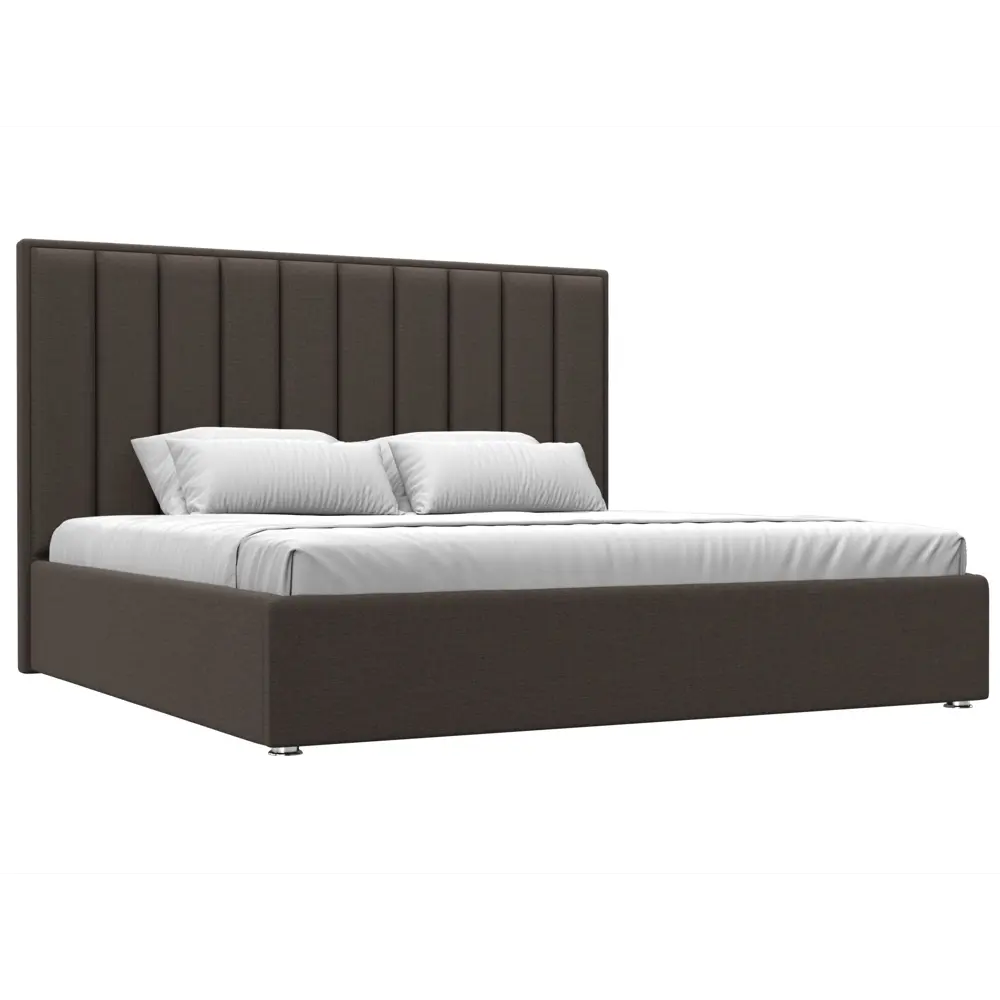 Фото Кровать Лига диванов Афродита 200x200 см подъемный механизм цвет амур 05 коричневый Фото Кровать Лига диванов Афродита 200x200 см подъемный механизм цвет амур 05 коричневый