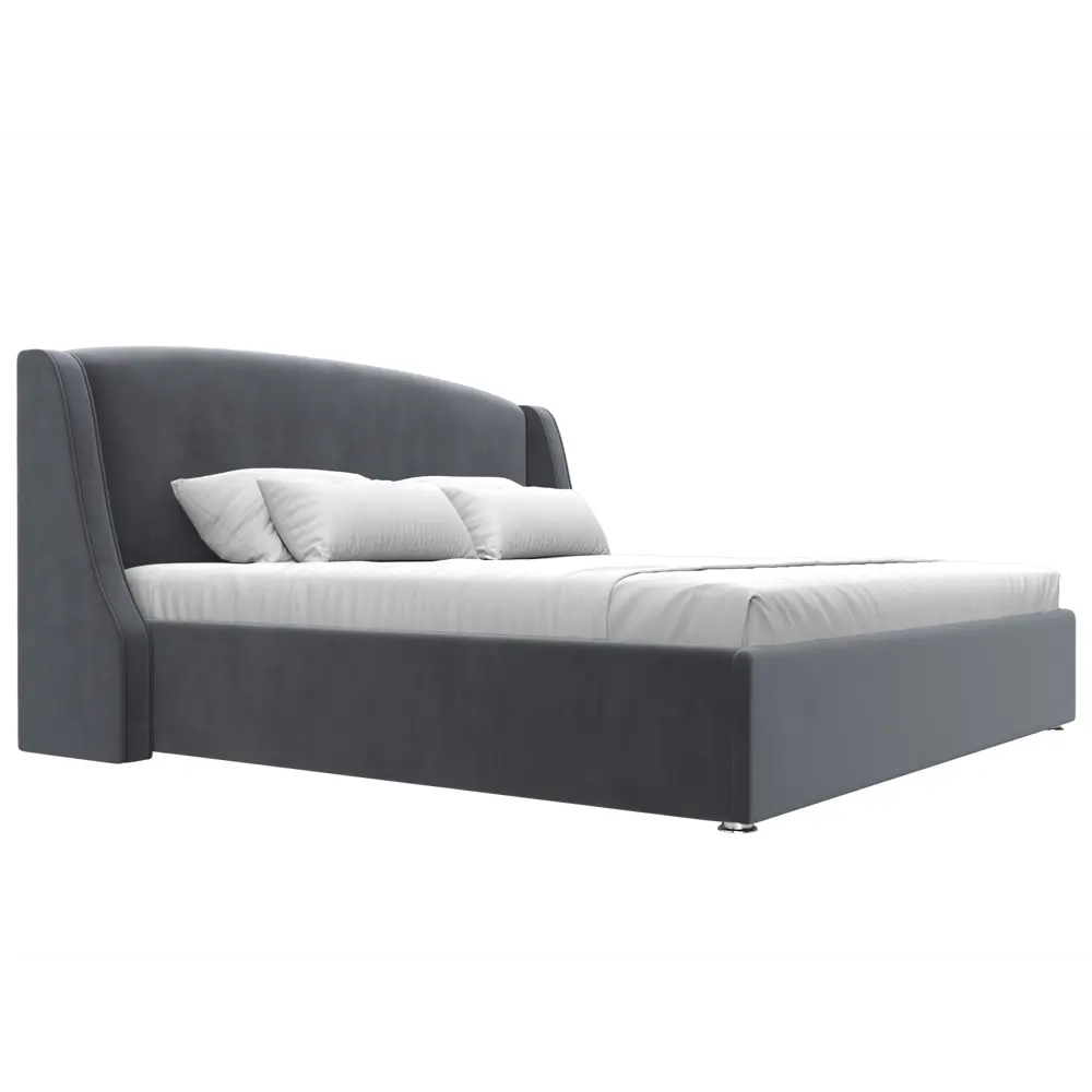 Фото 4 Кровать Лига диванов Лотос 200x200 см подъемный механизм цвет seven 17 серый Фото 4 Кровать Лига диванов Лотос 200x200 см подъемный механизм цвет seven 17 серый