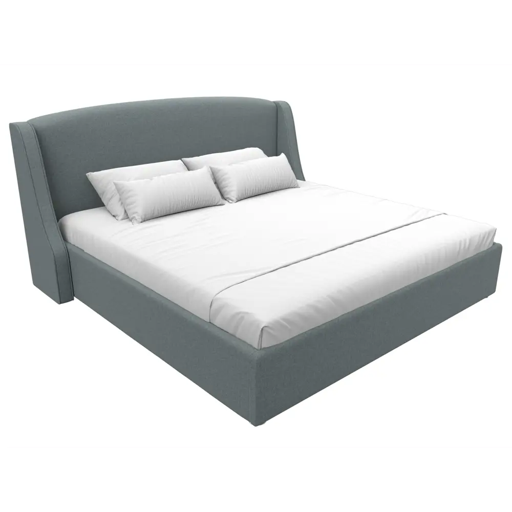 Фото 2 Кровать Лига диванов Лотос 200x200 см подъемный механизм цвет амур 07 серый Фото 2 Кровать Лига диванов Лотос 200x200 см подъемный механизм цвет амур 07 серый