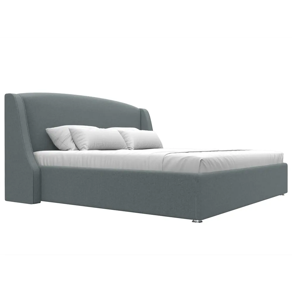 Фото 4 Кровать Лига диванов Лотос 200x200 см подъемный механизм цвет амур 07 серый Фото 4 Кровать Лига диванов Лотос 200x200 см подъемный механизм цвет амур 07 серый