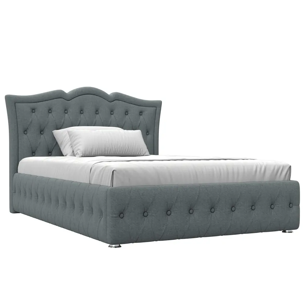 Фото Кровать Лига диванов Герда 200x140 см подъемный механизм цвет амур 07 серый Фото Кровать Лига диванов Герда 200x140 см подъемный механизм цвет амур 07 серый