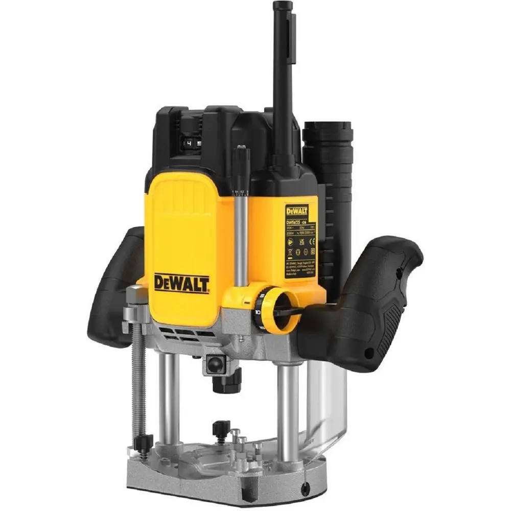 Фото Фрезер сетевой универсальный Dewalt DWE625, 2300 Вт Фото Фрезер сетевой универсальный Dewalt DWE625, 2300 Вт