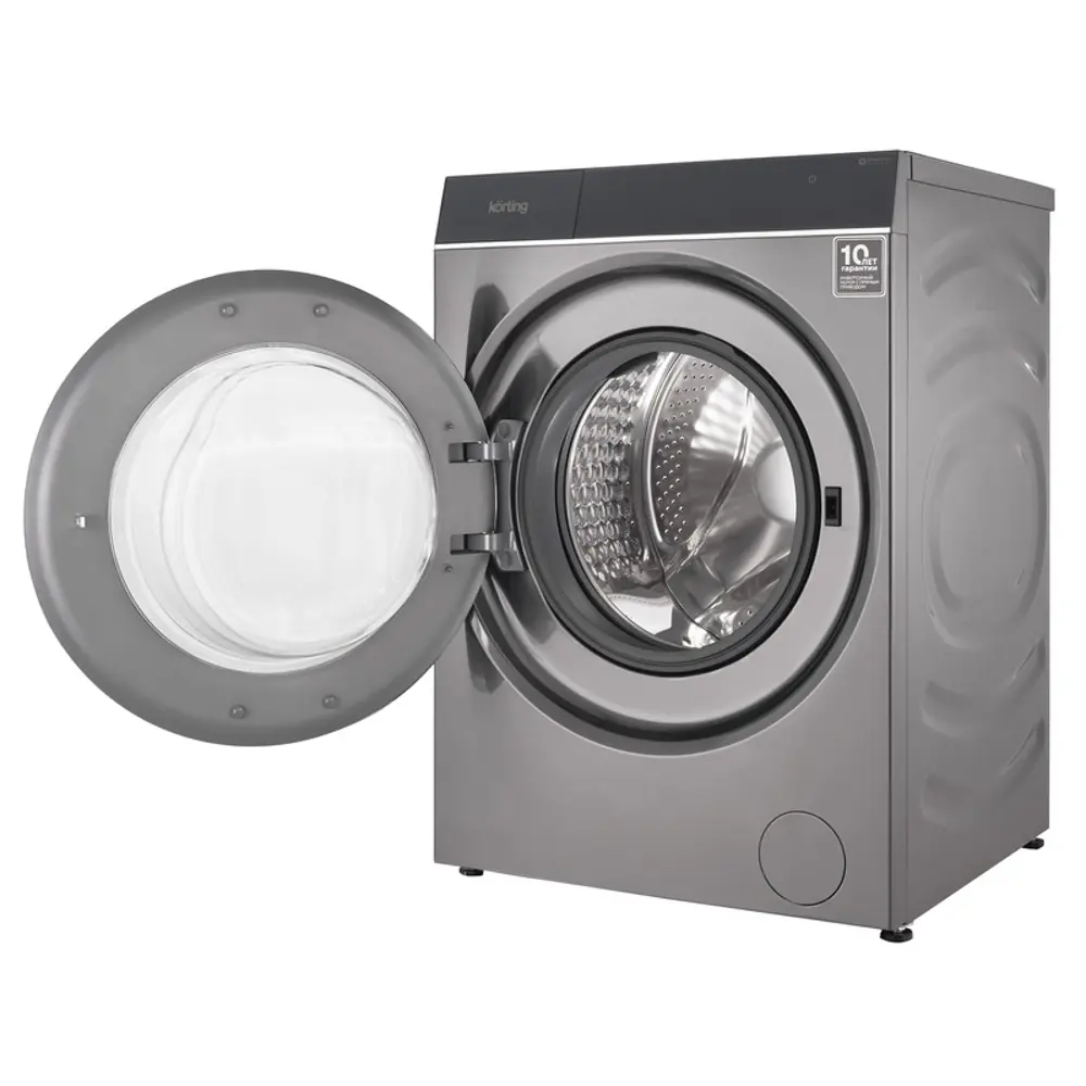 Фото 4 Стиральная машина Korting Kwm 60ds1499 an 59.5x85x58.2 см 10 кг цвет серый Фото 4 Стиральная машина Korting Kwm 60ds1499 an 59.5x85x58.2 см 10 кг цвет серый