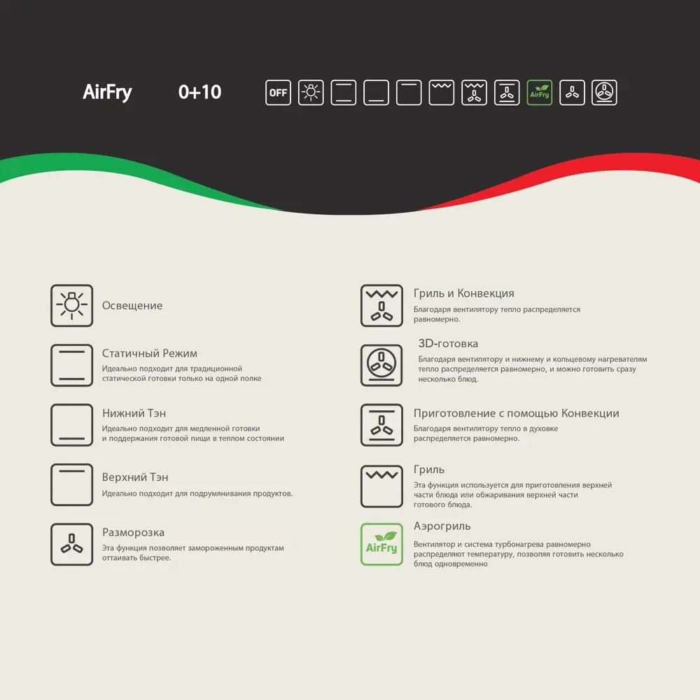 Фото 24 Встраиваемый духовой шкаф Ardo BO410EAW2 10 режимов работы объем 76 л с Грилем и Конвекцией функция Аэрогриль телескопические направляющие Фото 24 Встраиваемый духовой шкаф Ardo BO410EAW2 10 режимов работы объем 76 л с Грилем и Конвекцией функция Аэрогриль телескопические направляющие