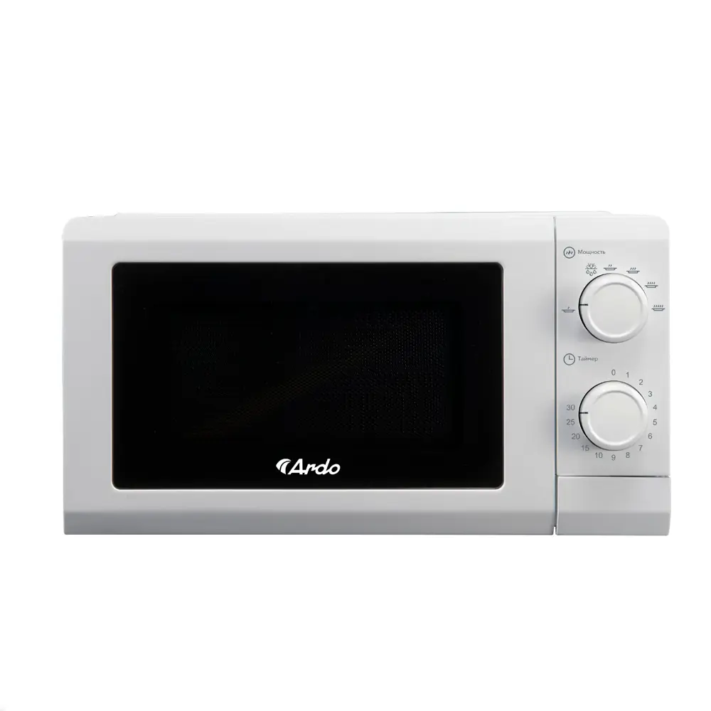 Фото 7 Отдельностоящая микроволновая печь Ardo MNZ20-W2 20 л 44.6x24.3x34 см цвет белый Фото 7 Отдельностоящая микроволновая печь Ardo MNZ20-W2 20 л 44.6x24.3x34 см цвет белый