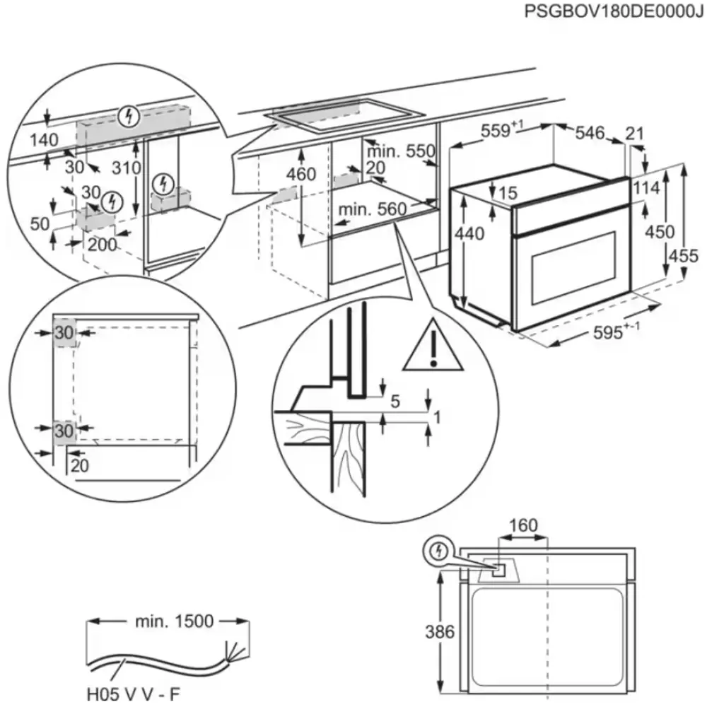 Фото 7 Встраиваемая микроволновая печь Electrolux EVM8E08X 42 л 59.6x45.5x56.7 см цвет серый / серебристый Фото 7 Встраиваемая микроволновая печь Electrolux EVM8E08X 42 л 59.6x45.5x56.7 см цвет серый / серебристый