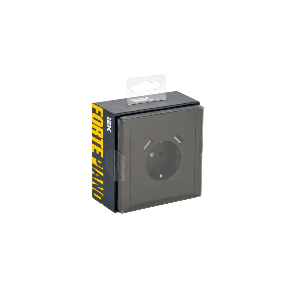 Фото 4 Розетка встраиваемая Iek Forte&Piano FP-R14-16-U21-D31-K03 с заземлением шторками и USB цвет серый Фото 4 Розетка встраиваемая Iek Forte&Piano FP-R14-16-U21-D31-K03 с заземлением шторками и USB цвет серый