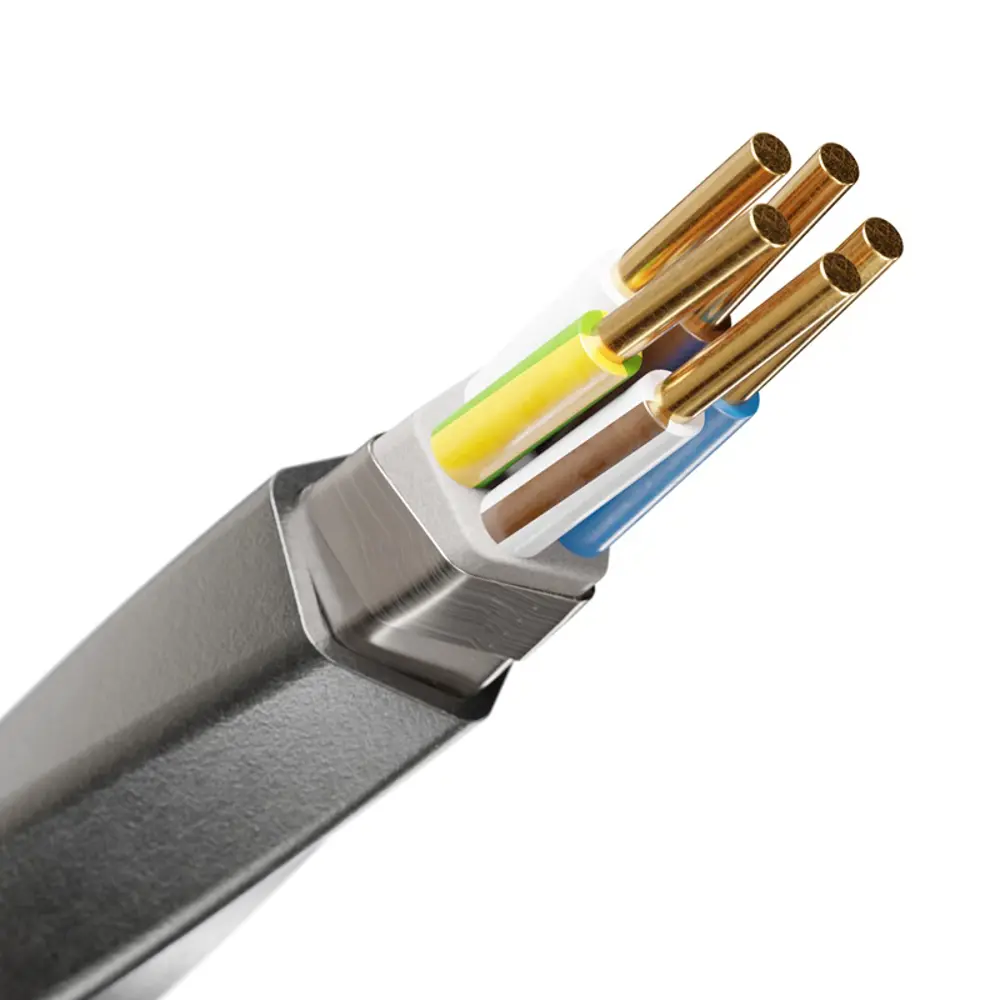 Фото Кабель Elitron ВБШВ 5x6 10 м ГОСТ цвет черный Фото Кабель Elitron ВБШВ 5x6 10 м ГОСТ цвет черный