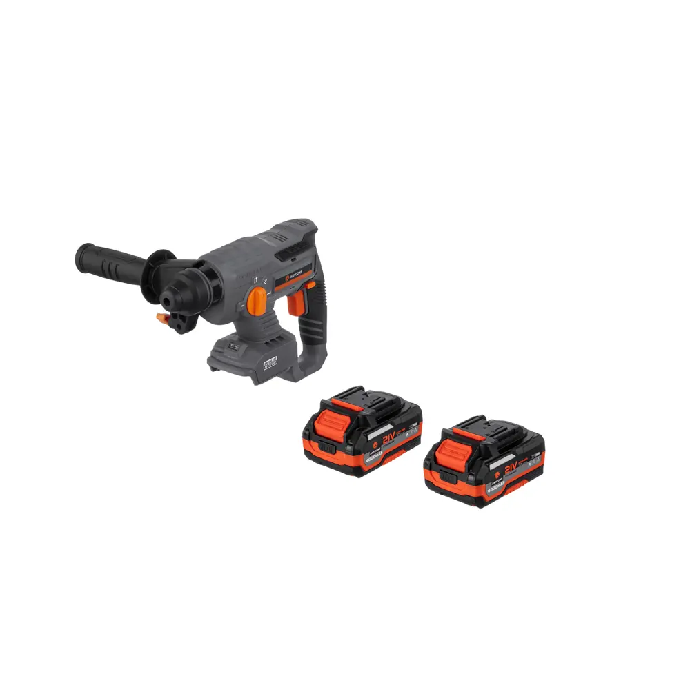 Фото 5 Перфоратор аккумуляторный бесщеточный SDS Plus Anycons AC-H4082 148064 21 В Li-Ion 2x4 Ач, 2 Дж Фото 5 Перфоратор аккумуляторный бесщеточный SDS Plus Anycons AC-H4082 148064 21 В Li-Ion 2x4 Ач, 2 Дж