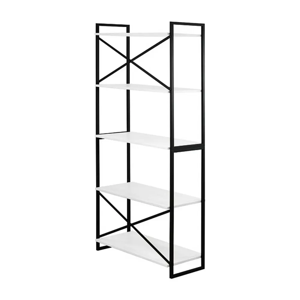 Фото 2 Стеллаж Ridberg Chicago 5 полок 90x180x31 см ЛДСП цвет белый Фото 2 Стеллаж Ridberg Chicago 5 полок 90x180x31 см ЛДСП цвет белый