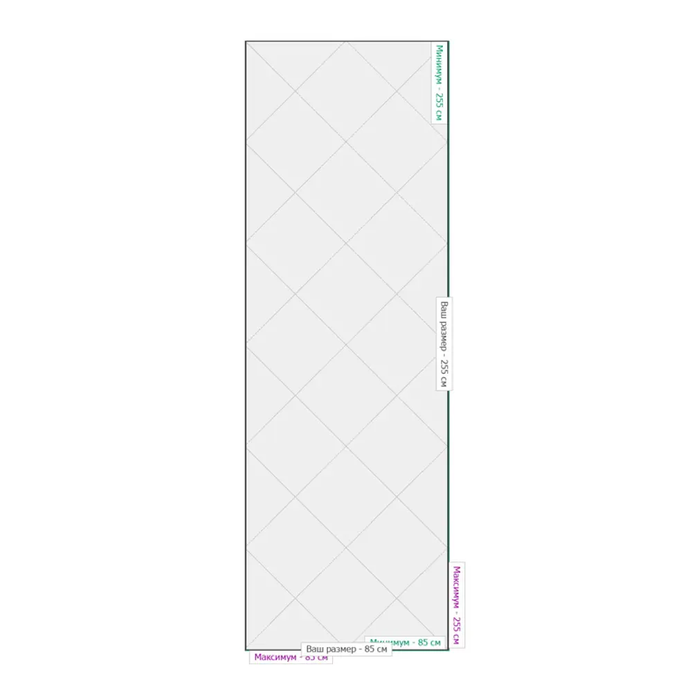 Фото 2 Декоративная мозаика Плиткадекор Ск30-850x2550_п 85x255см цвет Серый/серебристый