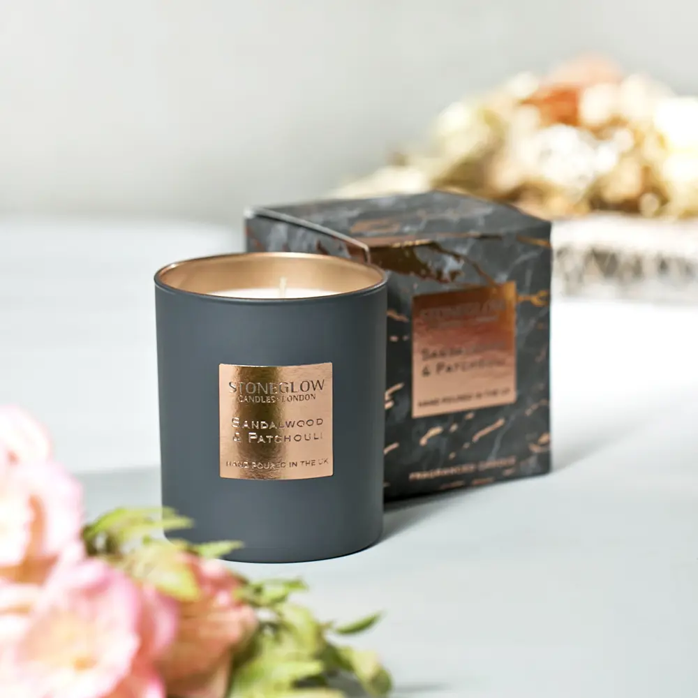 Фото 3 Ароматическая свеча Stoneglow 6132 сандаловое дерево и пачули 9 см 1 шт Фото 3 Ароматическая свеча Stoneglow 6132 сандаловое дерево и пачули 9 см 1 шт