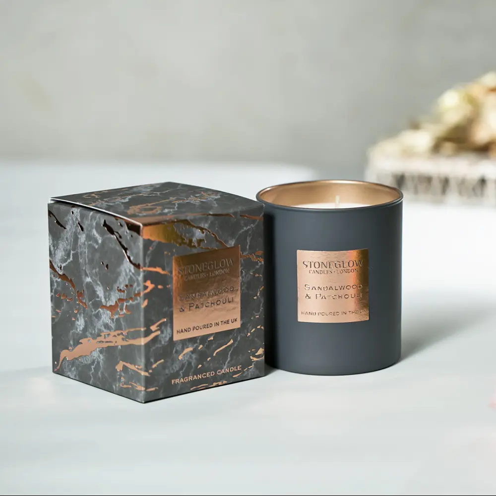 Фото 2 Ароматическая свеча Stoneglow 6132 сандаловое дерево и пачули 9 см 1 шт Фото 2 Ароматическая свеча Stoneglow 6132 сандаловое дерево и пачули 9 см 1 шт