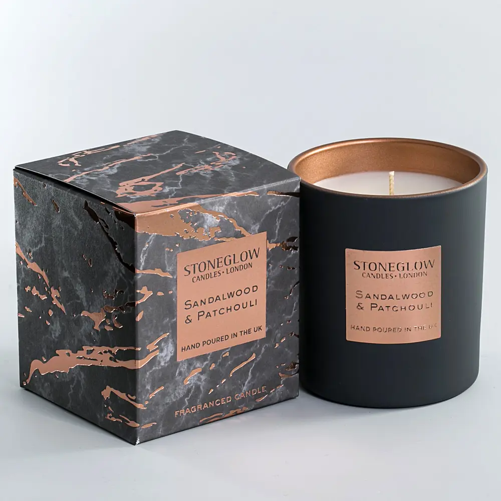 Фото Ароматическая свеча Stoneglow 6132 сандаловое дерево и пачули 9 см 1 шт Фото Ароматическая свеча Stoneglow 6132 сандаловое дерево и пачули 9 см 1 шт