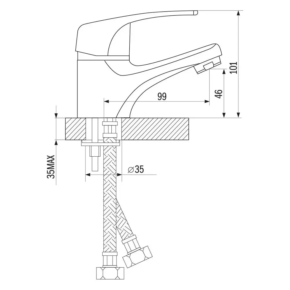 Фото 4 Смеситель для раковины Rossinka Silvermix D40-11 519093 Фото 4 Смеситель для раковины Rossinka Silvermix D40-11 519093