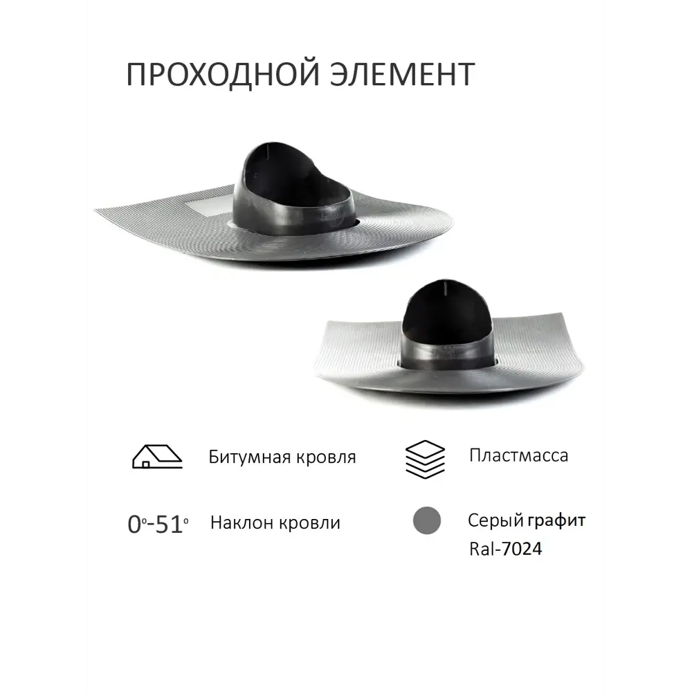 Фото 3 Вентиляционный выход Gervent Twister с ротационным нанодефлектором битум ∅150/160мм RAL 7024 серый графит Фото 3 Вентиляционный выход Gervent Twister с ротационным нанодефлектором битум ∅150/160мм RAL 7024 серый графит