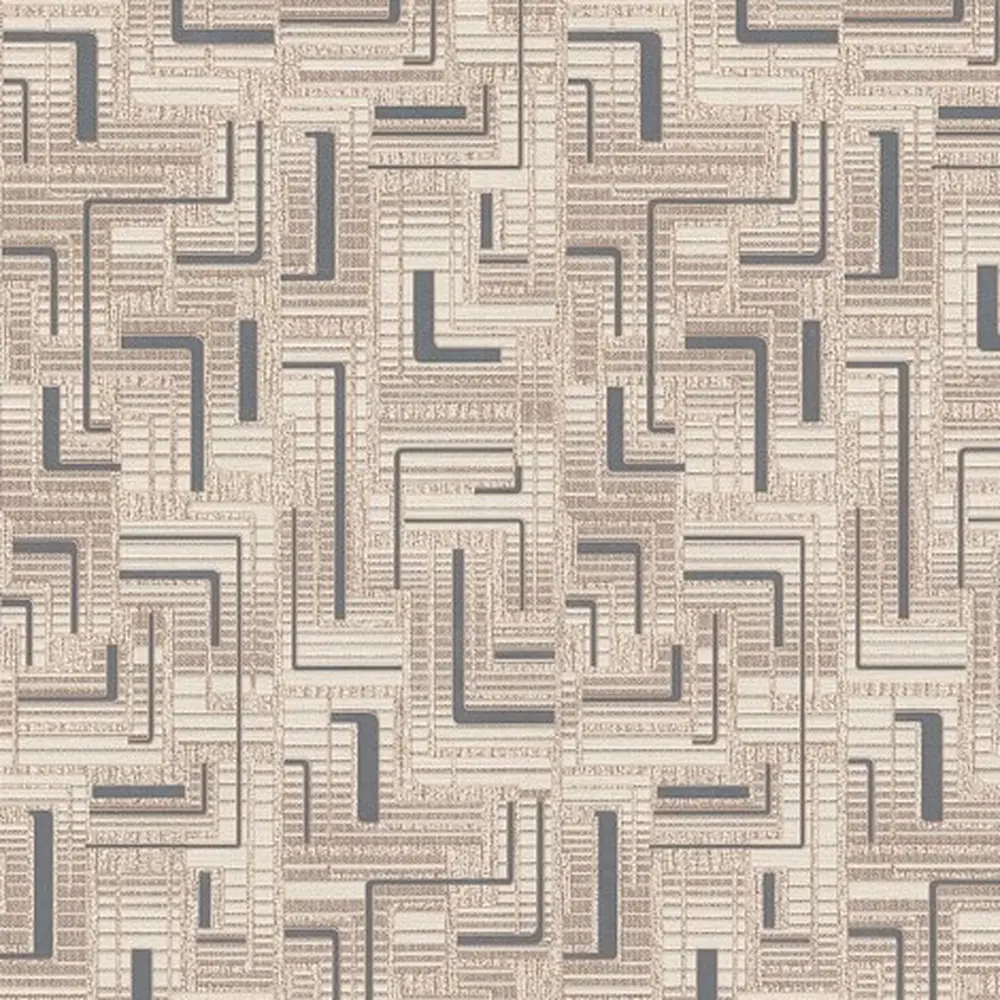 Фото 3 Обои виниловые Palitra Home Labirint серые 0.53 м 182-24 Фото 3 Обои виниловые Palitra Home Labirint серые 0.53 м 182-24