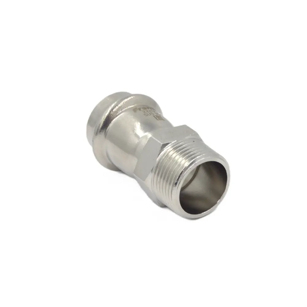 Фото 4 Переходник Franta 3/4"x22 мм НР-ВПр нержавеющая сталь Aisi 304 V14223400G Фото 4 Переходник Franta 3/4"x22 мм НР-ВПр нержавеющая сталь Aisi 304 V14223400G