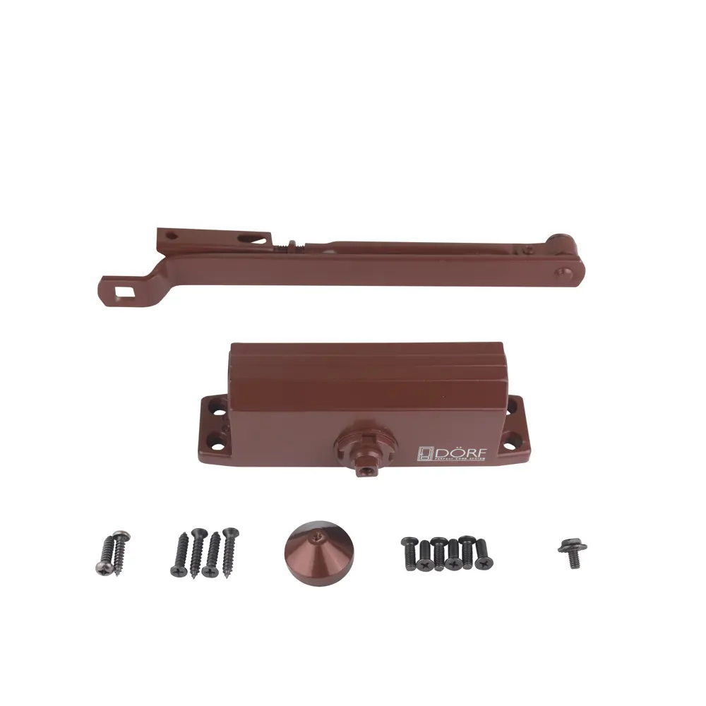 Фото 11 Дверной доводчик DÖRF L-8222 45 кг коричневый Фото 11 Дверной доводчик DÖRF L-8222 45 кг коричневый