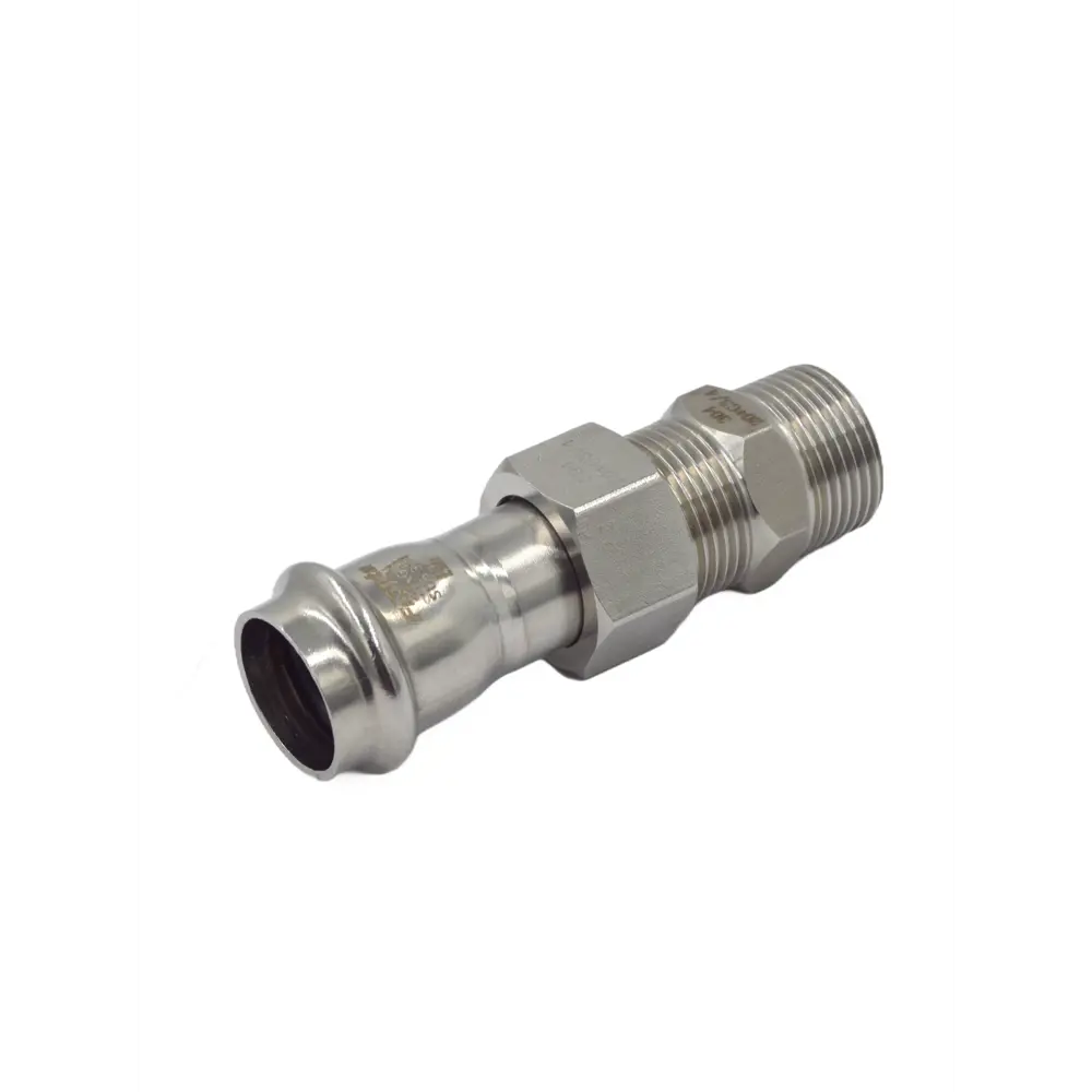 Фото 3 Переходник Franta 3/4"x22 мм НР-ВПр нержавеющая сталь Aisi 304 V15223400G Фото 3 Переходник Franta 3/4"x22 мм НР-ВПр нержавеющая сталь Aisi 304 V15223400G