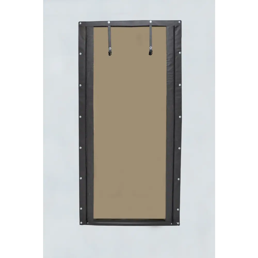 Фото 4 Мягкая дверь на молниях 180x185см тонированное цвет коричневый