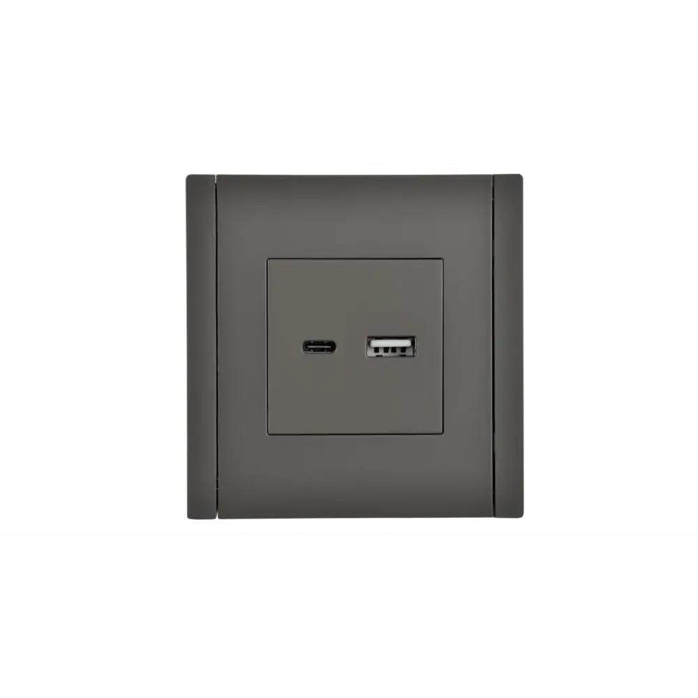 Фото 5 Розетка USB встраиваемая Iek Forte&Piano FP-U22-018-K03 цвет серый Фото 5 Розетка USB встраиваемая Iek Forte&Piano FP-U22-018-K03 цвет серый