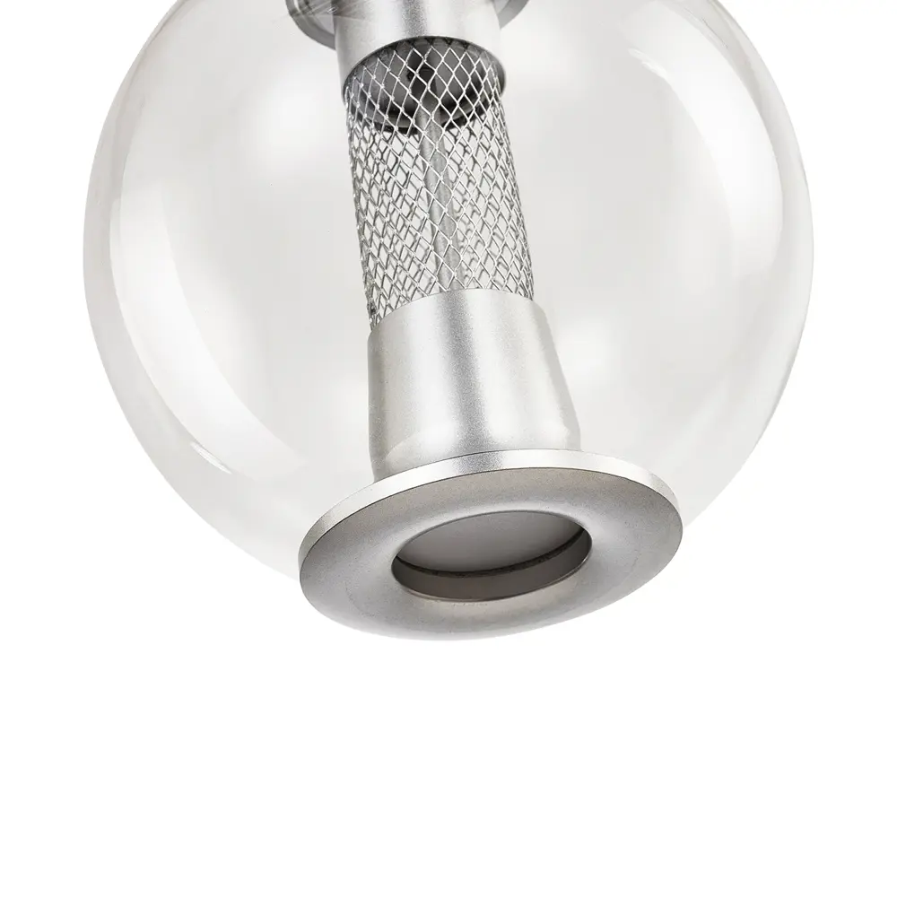 Фото 6 Светильник подвесной светодиодный Favourite Boble 4552-1p 1 м² нейтральный белый свет цвет серебристый Фото 6 Светильник подвесной светодиодный Favourite Boble 4552-1p 1 м² нейтральный белый свет цвет серебристый