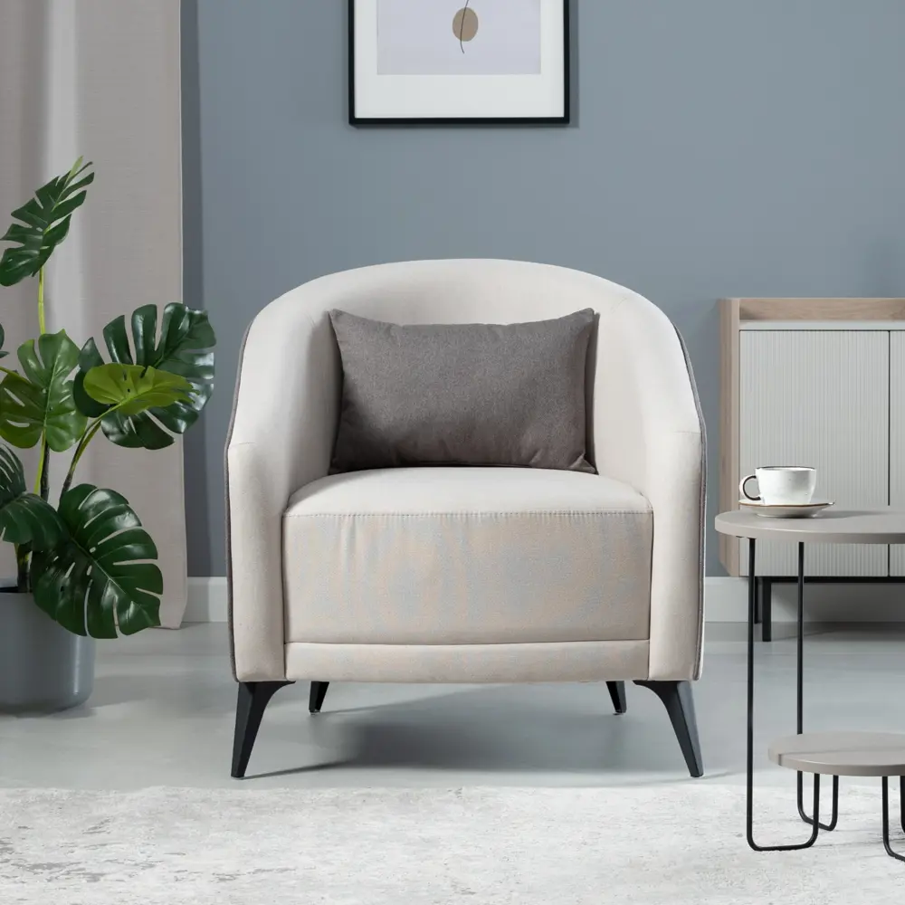 Фото 12 Кресло Egregor Луис 77.5x85x79 см рогожка цвет nice cream бежевый/nice mocco Фото 12 Кресло Egregor Луис 77.5x85x79 см рогожка цвет nice cream бежевый/nice mocco