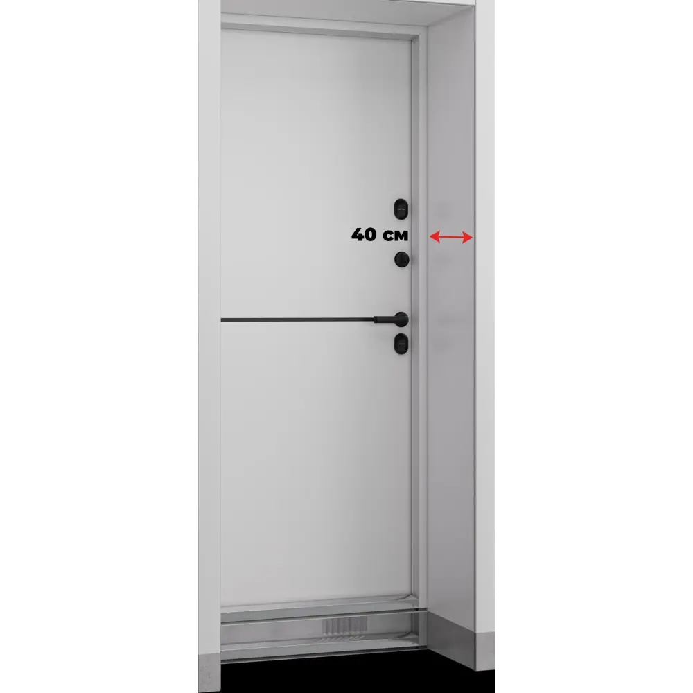 Фото 14 Входная дверь металлическая Антарктик 88x205 см левая бьянко без зеркала Фото 14 Входная дверь металлическая Антарктик 88x205 см левая бьянко без зеркала