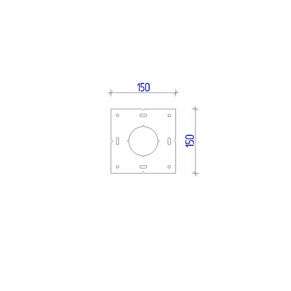 Фото 15 Шаблон разметочный для подрозетников Estente Stencil 68 мм Фото 15 Шаблон разметочный для подрозетников Estente Stencil 68 мм