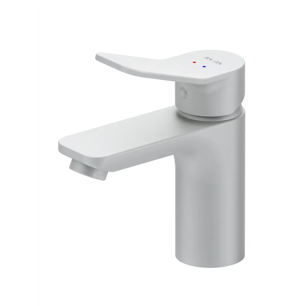 Фото 11 Смеситель для раковины Am.pm F88A02133 однорычажный цвет белый матовый