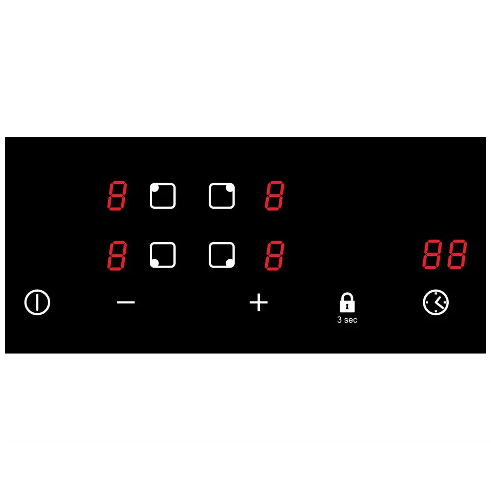 Фото 2 Электрическая варочная панель Haier HHY-C64NVB 59 см 4 конфорки цвет черный