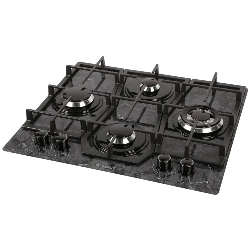 Фото 4 Газовая варочная панель Gefest ПВГ 2231-10 К53 60 см 4 конфорки цвет черный