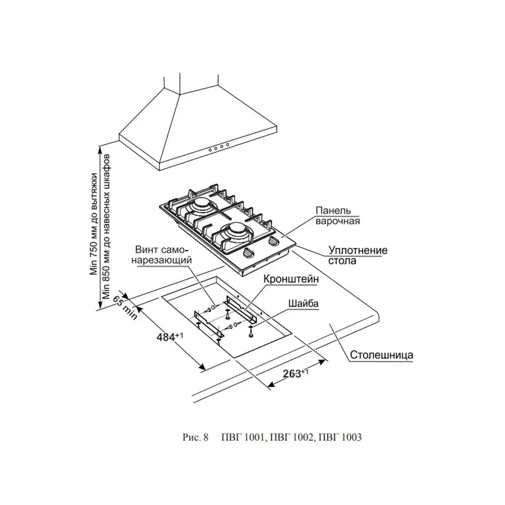Фото 6 Газовая варочная панель Gefest ПВГ 1002 30 см 2 конфорки цвет белый Фото 6 Газовая варочная панель Gefest ПВГ 1002 30 см 2 конфорки цвет белый