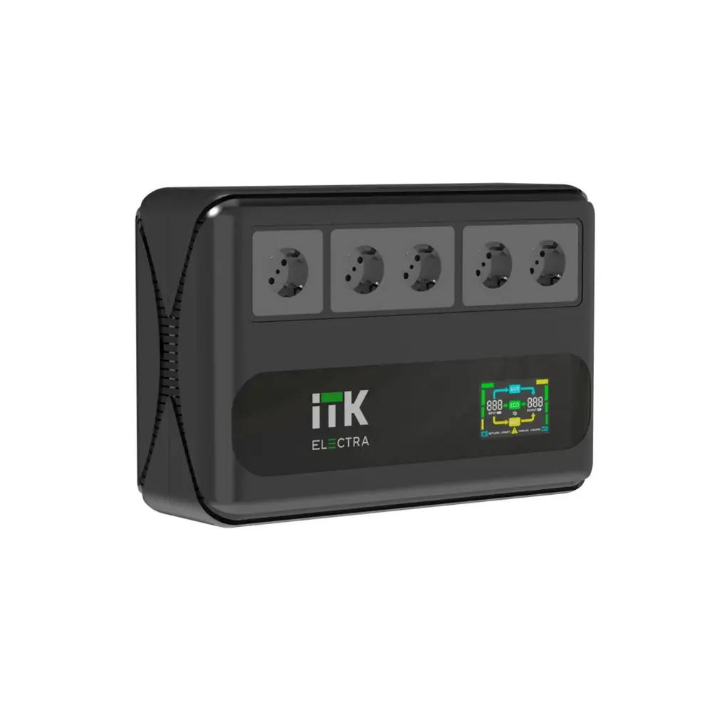 Фото Источник бесперебойного питания ITK Electra LT5 600 ВА 360 Вт LCD Фото Источник бесперебойного питания ITK Electra LT5 600 ВА 360 Вт LCD